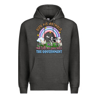 Charcoal Heather buy me animals and tell me you hate the government Premium Hoodie - LillyAllenDesigns