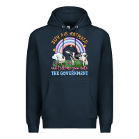 Navy buy me animals and tell me you hate the government Premium Hoodie - LillyAllenDesigns