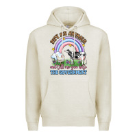 Oatmeal Heather buy me animals and tell me you hate the government Premium Hoodie - LillyAllenDesigns