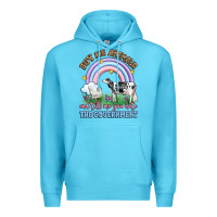 Ocean Blue buy me animals and tell me you hate the government Premium Hoodie - LillyAllenDesigns