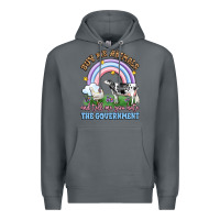 Rock buy me animals and tell me you hate the government Premium Hoodie - LillyAllenDesigns