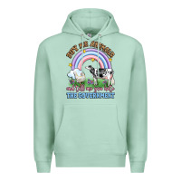 Seafoam buy me animals and tell me you hate the government Premium Hoodie - LillyAllenDesigns