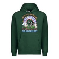Sports Green buy me animals and tell me you hate the government Premium Hoodie - LillyAllenDesigns