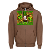 Chestnut st patricks day cow Zipper Hoodie - Artiststas