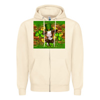 Sandshell st patricks day cow Zipper Hoodie - Artiststas