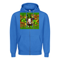 True Royal st patricks day cow Zipper Hoodie - Artiststas