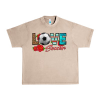French Oak love soccer Urban Heavy Tee - HRA Design Shop