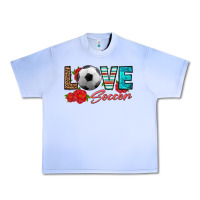 Grape Ice love soccer Urban Heavy Tee - HRA Design Shop