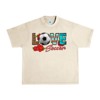 Sandshell love soccer Urban Heavy Tee - HRA Design Shop