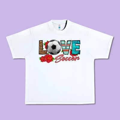 Love Soccer Urban Heavy Tee Designed By Hra Design Shop