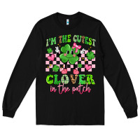 Black i'm the cutest clover in the patch Long Sleeve Tee - Artiststas