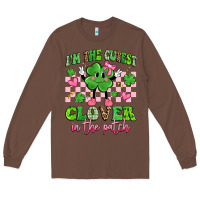 Chestnut i'm the cutest clover in the patch Long Sleeve Tee - Artiststas
