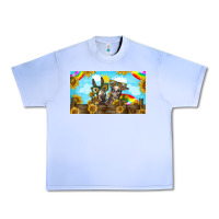 Grape Ice 2 donkeys sunflower Urban Heavy Tee - BarkalooDesign