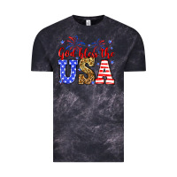 Cloud Black God bless the USA Vintage Tee - Neo Western