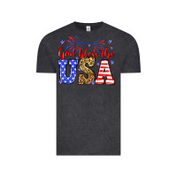 Vintage Black God bless the USA Vintage Tee - Neo Western