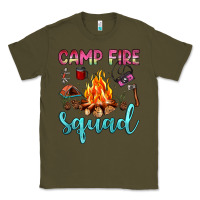 Army Green camp fire squad Classic Tee - JahusDesignShop