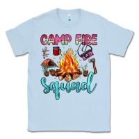Dusty Blue camp fire squad Classic Tee - JahusDesignShop