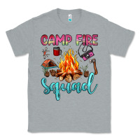Heather Grey camp fire squad Classic Tee - JahusDesignShop