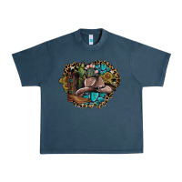 Midnight Navy western design Urban Heavy Tee - SublimationCraftShop
