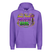 Purple small town mardi gras Premium Hoodie - LillyAllenDesigns