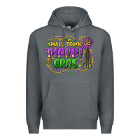 Rock small town mardi gras Premium Hoodie - LillyAllenDesigns