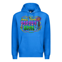 True Royal small town mardi gras Premium Hoodie - LillyAllenDesigns