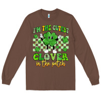 Chestnut i'm the cutest clover in the patch artiststas Long Sleeve Tee - Artiststas