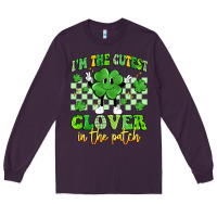Plum i'm the cutest clover in the patch artiststas Long Sleeve Tee - Artiststas