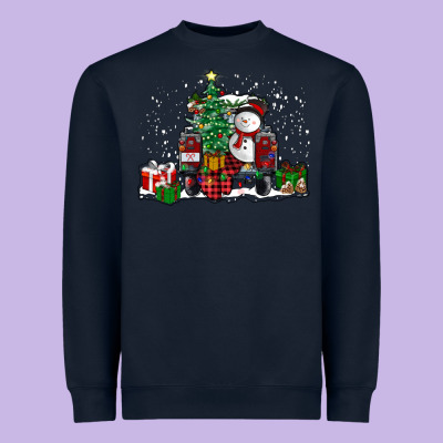 Christmas Truck Heavyweight Sweatshirt Designed By Ranaportraitstore