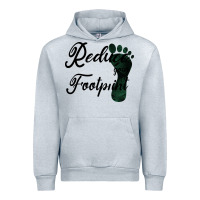 Heather Grey Climate Change Reduce Your Carbon Footprint Gift Urban Hoodie - Bettercallsaul