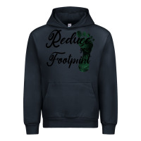 Navy Climate Change Reduce Your Carbon Footprint Gift Urban Hoodie - Bettercallsaul