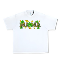 White St. Patricks Day mama Urban Heavy Tee - Neo Western