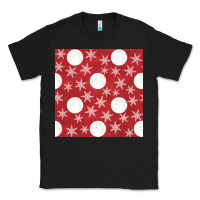 Black christmas snow flakes seamless pattern Classic Tee - BundleAndBundleShop