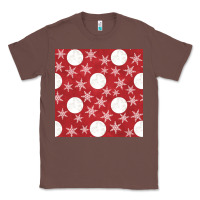Chestnut christmas snow flakes seamless pattern Classic Tee - BundleAndBundleShop