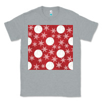 Heather Grey christmas snow flakes seamless pattern Classic Tee - BundleAndBundleShop