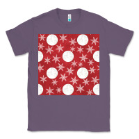Lavender christmas snow flakes seamless pattern Classic Tee - BundleAndBundleShop