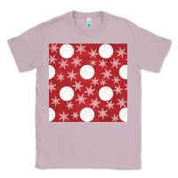Lilac christmas snow flakes seamless pattern Classic Tee - BundleAndBundleShop