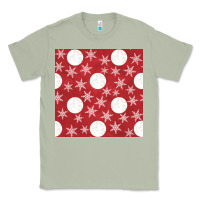 Matcha christmas snow flakes seamless pattern Classic Tee - BundleAndBundleShop