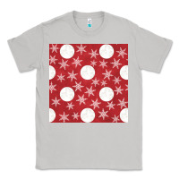 Moon Dust christmas snow flakes seamless pattern Classic Tee - BundleAndBundleShop