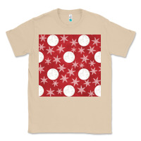 Mushroom christmas snow flakes seamless pattern Classic Tee - BundleAndBundleShop