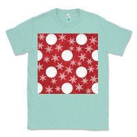 Seafoam christmas snow flakes seamless pattern Classic Tee - BundleAndBundleShop