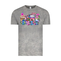 Cloud Rock stitch with lilo coffee cups Vintage Tee - AdoDesignShop