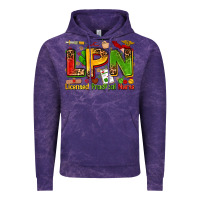 Cloud Purple licensed practical nurse Vintage Hoodie - Zillion Design Studio