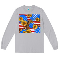 Moon Dust basic sunflower and leopard Long Sleeve Tee - AdoDesignShop