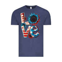 Vintage Denim Love 4th of July Vintage Tee - CowGirlArtShop