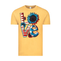 Vintage Mustard Love 4th of July Vintage Tee - CowGirlArtShop