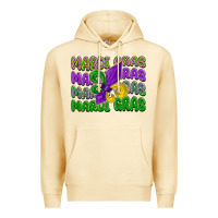 Pina Colada mardi gras with fleur de lis Premium Hoodie - LillyAllenDesigns