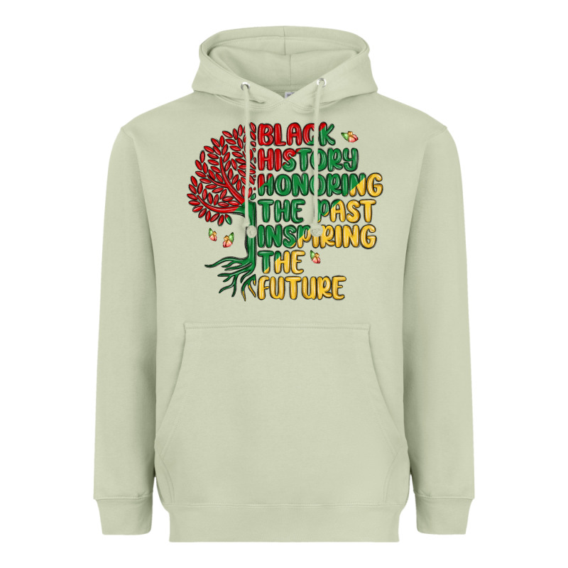 Black History Honoring The Past Inspiring The Futu Heavyweight Hoodie by MaliasSmallBusiness | Teevron