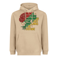 Mushroom black history honoring the past inspiring the futu Heavyweight Hoodie - MaliasSmallBusiness