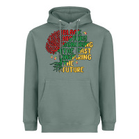 Sage black history honoring the past inspiring the futu Heavyweight Hoodie - MaliasSmallBusiness